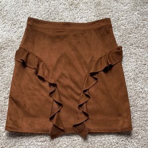 House of CB Suede Skirt